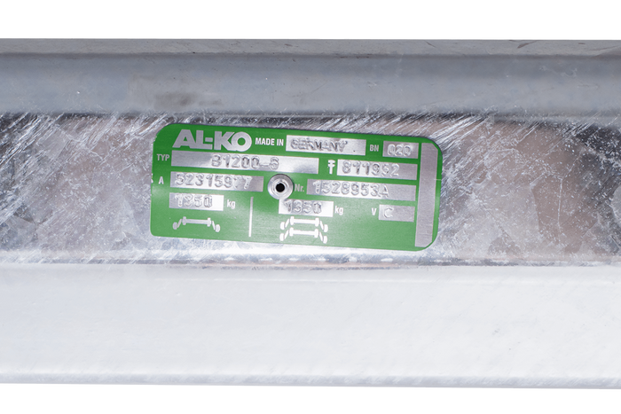 AL-KO COMPACT fékezős hajóutánfutó tengely 1350kg 1445/1555mm 2000mm 5x112