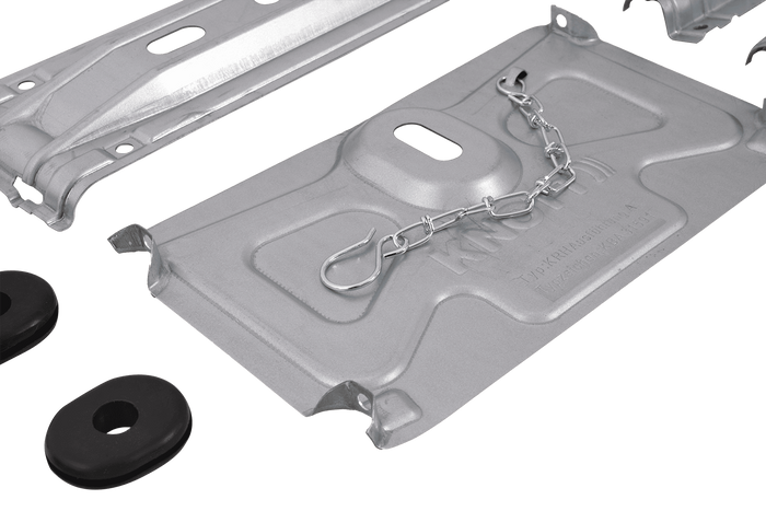 KNOTT pótkeréktartó kerékkonzol lakókocsihoz 1200-1500mm