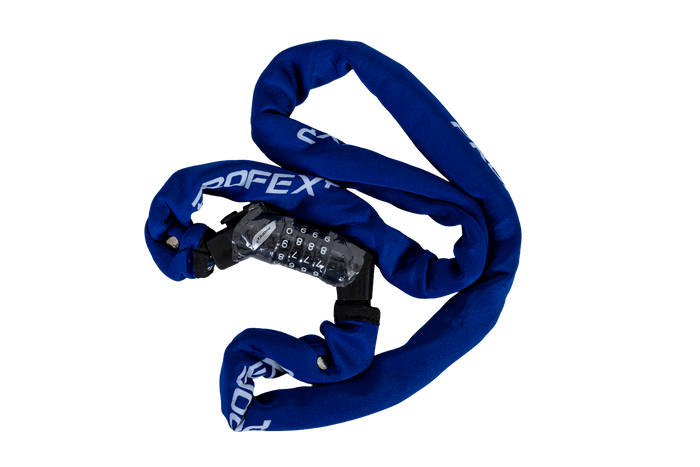 PROFEX 81662 Neo 130 cm-es láncos kerékpárzár kombinációval