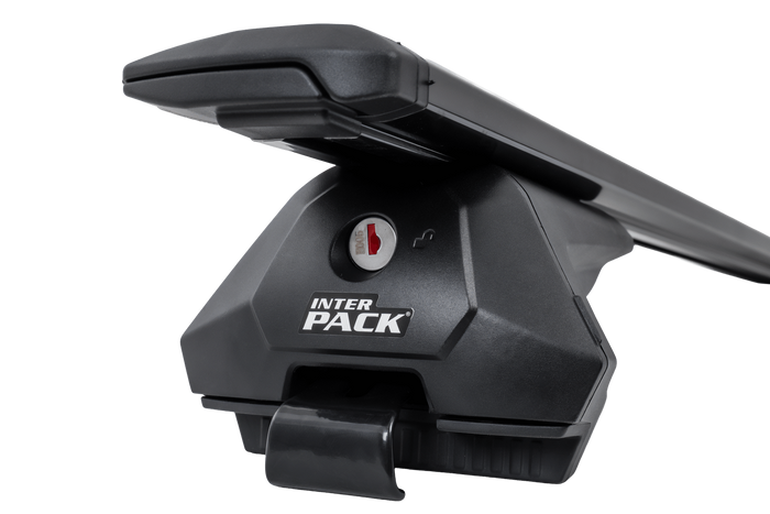 Inter Pack Virgo IR 135 (G2) tetőcsomagtartó integrált sínekkel (fekete)