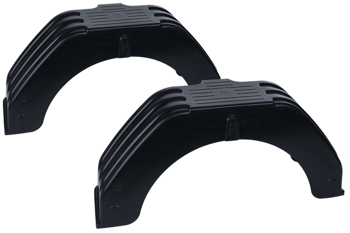 Két darabos sárvédő készlet 13-14"-os utánfutóhoz, lapos kerékívekkel 710/200 mm