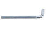 DROMET HP M10x140 építőhorog ferde (egyenes) véggel