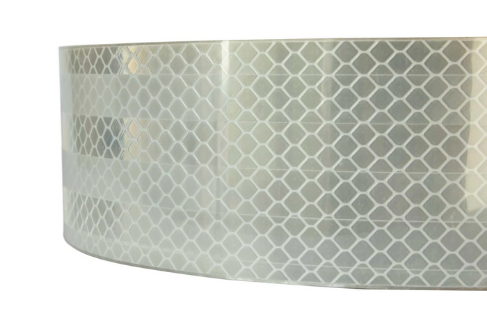 UNITRAILER öntapadós kontúrfényvisszaverő szalag, fehér - 1 MÉTER