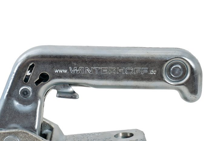 WINTERHOFF WW30-D3-K1414 gömbfejes vonóhorog 3000 kg-os pótkocsihoz, 50 mm-es csővonórúddal, öntöttvas