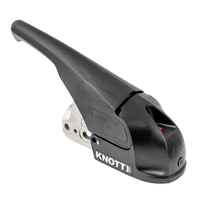 KNOTT KS30 gömbfejes vonóhorog stabilizátorral 3000 kg-os pótkocsihoz, 50 mm-es csővonórúddal