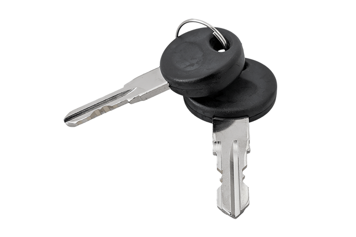 M10 biztonsági gomb zárral és kulccsal K009