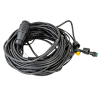 MANTES elektromos szerelés, utánfutó kábelköteg, 10 m, 13 tűs csatlakozó, 2x 8 tűs bajonettzár