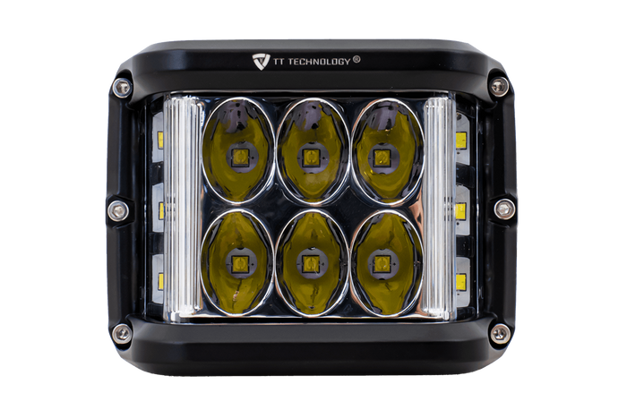 Két darabos LED munkalámpa szett, reflektorral TT TECHNOLOGY TT.13209 12xLED 2200lm