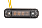 FRISTOM FT-081 LED DARK jelzőlámpa, narancssárga, univerzális