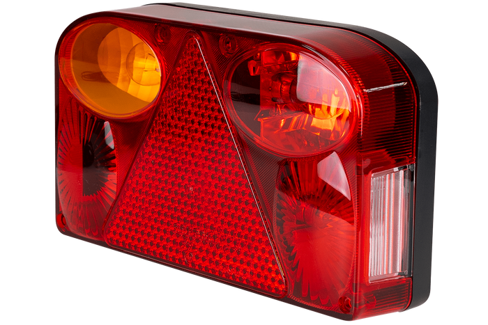 FRISTOM FT-088 hátsó lámpák + MANTES 4m 13 tűs kábelköteg