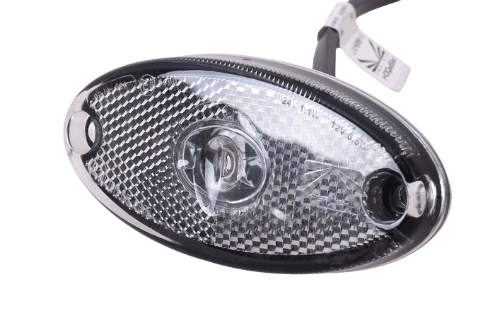 ASPÖCK FLATPOINT II LED-es helyzetjelző lámpa, univerzális fehér