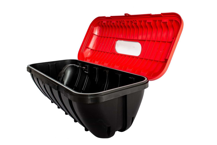 Tűzoltó készülék láda 6kg DAKEN 82500 STRIKE 600x287x220mm piros
