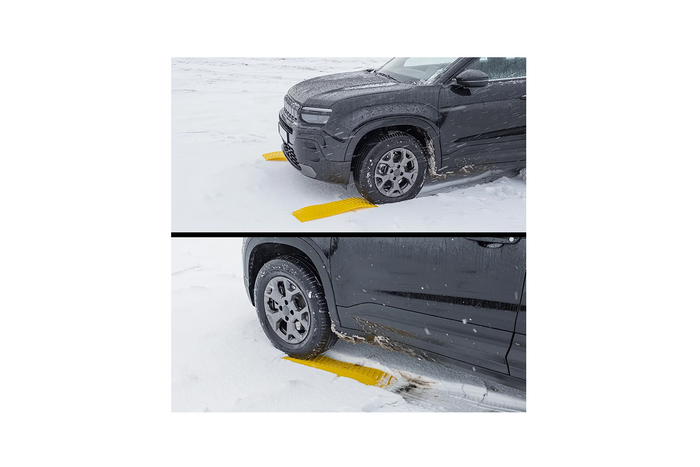 Két darabos ProPlus Grip System csúszásgátló kerékszőnyeg szett 740x225 mm