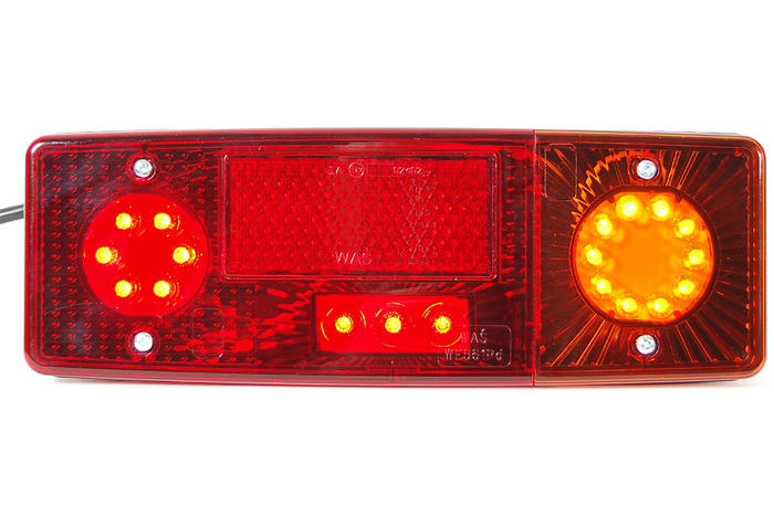 Hátsó lámpa WAŚ WE551DP 484 LED 4 funkciós jobb