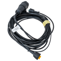 MANTES elektromos szerelés, utánfutó kábelköteg, 4,5 m, 13 tűs csatlakozó, 2x5 tűs bajonettzár