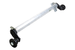 AL-KO PLUS fékezetlen tengely utánfutóhoz/autószállítóhoz 1300kg 1500mm 1950mm 5x112