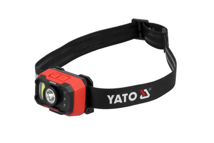 YATO YT-085942 LED fejlámpa mozgásérzékelővel 1000lm