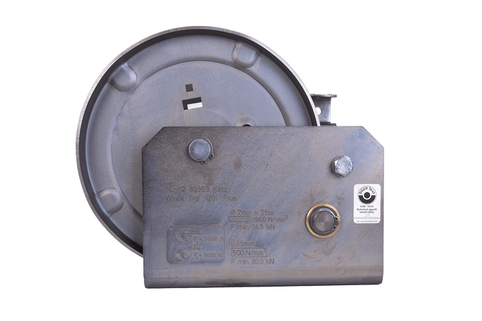 Kézi csörlő AL-KO 1150 kg-os utánfutóhoz fékkel és automatikus letekerccsel