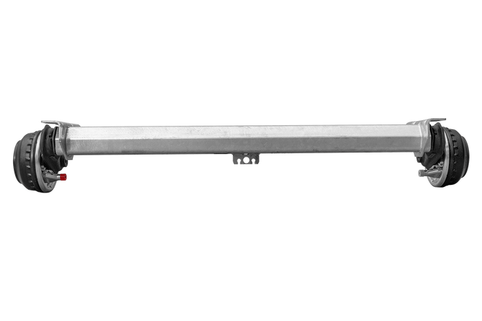 AL-KO COMPACT fékező tengely pótkocsihoz/szállítóhoz 1350kg 1260mm 1630mm 4x100