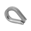 DROMET KU.4 kötélhüvely, acél kagyló, 4 mm