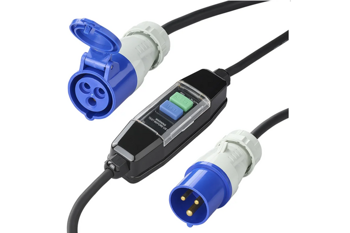 ProPlus 373589 CEE adapterkábel differenciálkapcsolóval 120 cm