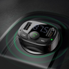BASEUS T típusú FM adó bluetooth 4.2 MP3 + autós töltő 2x USB 3.4A