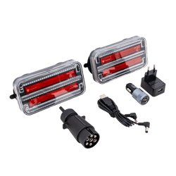 TT Technology TT.12028B-DI LED hátsó lámpák 3 funkciós bal + jobb, vezeték nélküli, mágneses