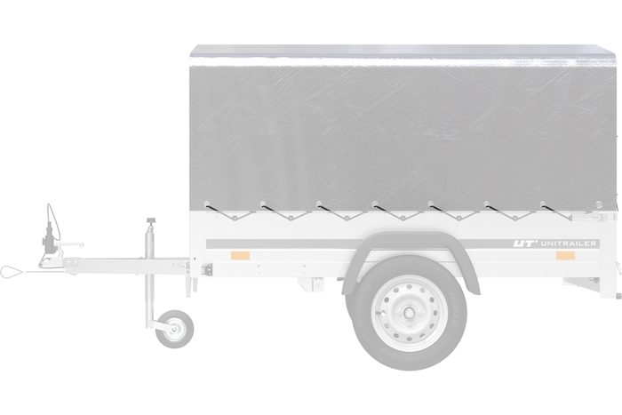 Váztakaró h-800 UNITRAILER ponyva pótkocsihoz 200x125cm GARDEN 201 KIPP