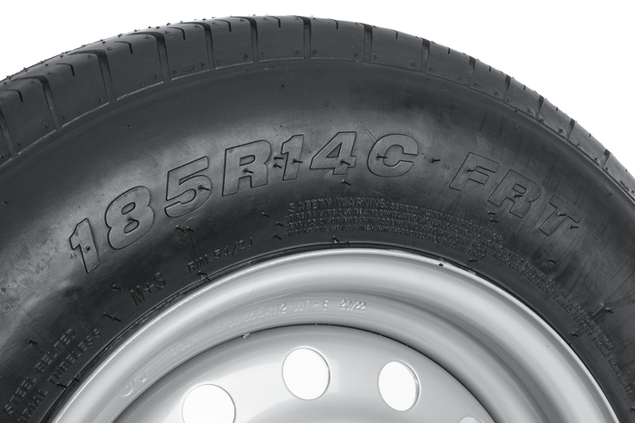 Megerősített pótkocsi kerék LINGLONG GUMIABRONCS 185/80 R14C 104/102N UNITRAILER FELNI 5.5Jx14"H2 5x112 ET:30