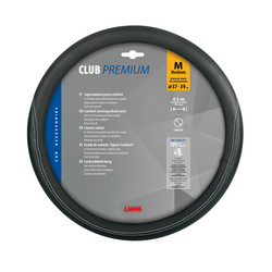 LAMPA CLUB kormánykerék borítás 37-39cm fekete