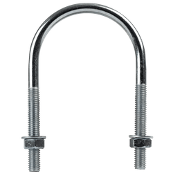 DROMET kerek bilincs anyákkal és alátétekkel M8 61/110