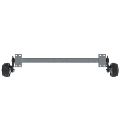 KNOTT VGB13 fékes hajóutánfutó tengely 1350kg 1500mm 2000mm 5x112