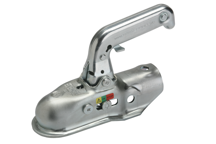 WINTERHOFF WW 220-RB gömbfejű vonóhorog 2200 kg-os pótkocsihoz, 50 mm-es csővonórúddal