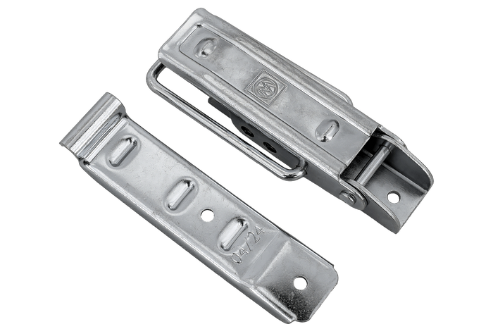 Oldalsó vonóhorog csattal WINTERHOFF BV 10-2 + ​​​​BVG 10-B komplett pótkocsi oldalsó zárral