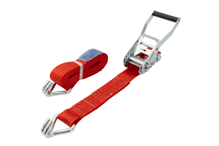UNITRAILER 4m/50mm/5t piros szállítószalag feszítővel