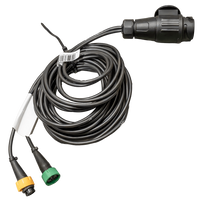 MANTES elektromos szerelési kábelköteg pótkocsihoz 5 m 13 tűs bajonettzáras csatlakozó 2x 5 tűs