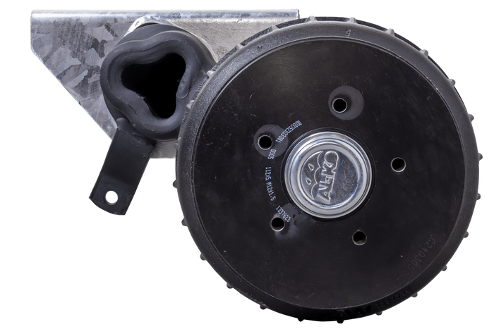 AL-KO EURO fékezett hajóutánfutó tengely 1800kg 1645/1755mm 2230mm 5x112