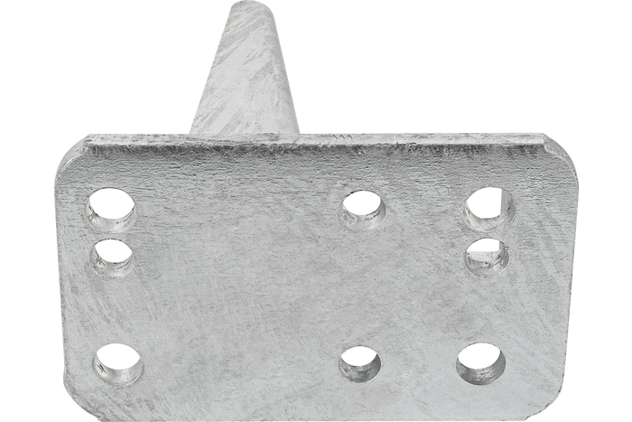 AL-KO támasztókerék-tartó konzol 161S, 251S ráfutószerkezetekhez