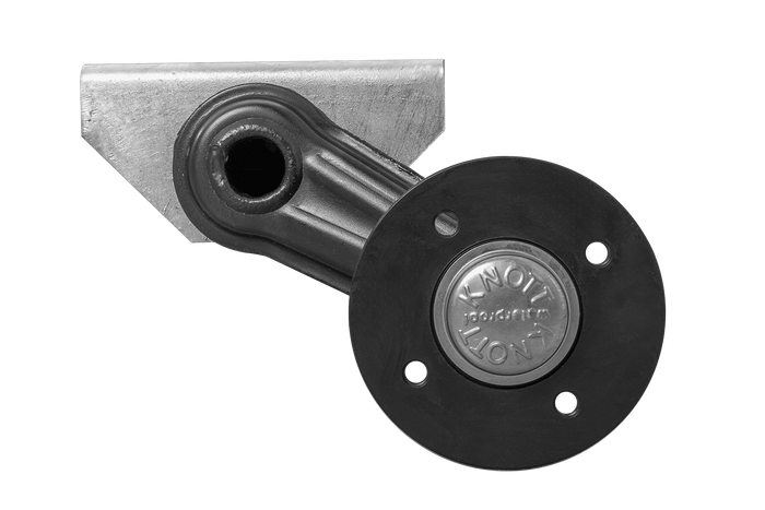 KNOTT VG7-L fékezetlen pótkocsi tengely 750kg 1190mm 1623mm 4x100