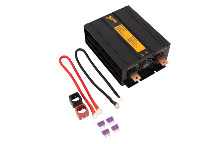 Feszültségváltó 12V/230V (1000/2000W) KAMAR E1926