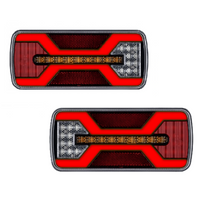 KAMAR X-SPIDER L2430+L2431 hátsó lámpák bajonettzárral, 5 tűs, 7 funkciós, bal+jobb