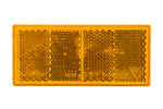 Téglalap alakú, öntapadós reflektor ORANGE UNITRAILER 90x40mm reflektorfény