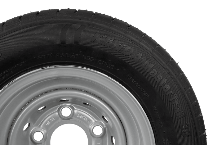 Megerősített pótkocsi kerék KENDA GUMIABRONCS 195/55 R10C 98/96N KENDA FELNI 6Ix10"H2 5x112 ET:-4