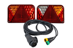 DOBPLAST DPT35 LED hátsó lámpák + MANTES 4m 13 tűs kábelköteg