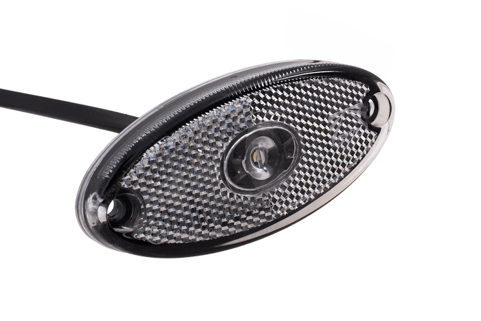 ASPÖCK FLATPOINT II LED-es helyzetjelző lámpa, univerzális fehér