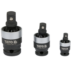 YATO YT-10642 Ütőcsatlakozó készlet 1/4", 3/8", 1/2" 3 részes.