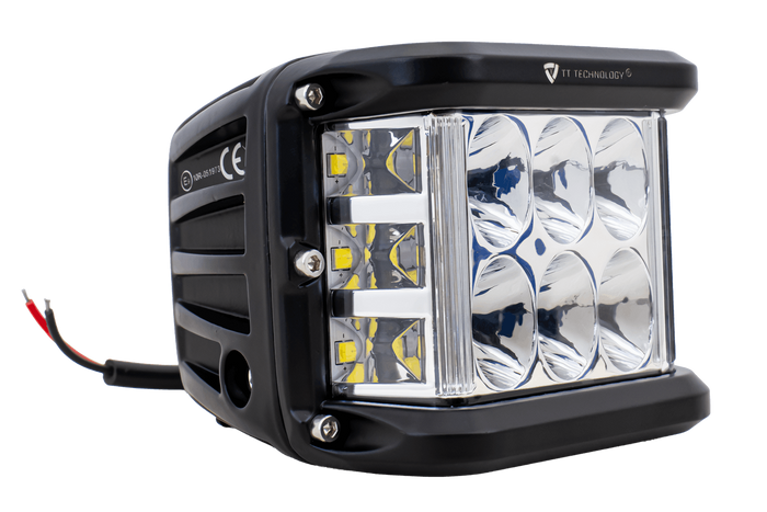 Két darabos LED munkalámpa szett, reflektorral TT TECHNOLOGY TT.13209 12xLED 2200lm