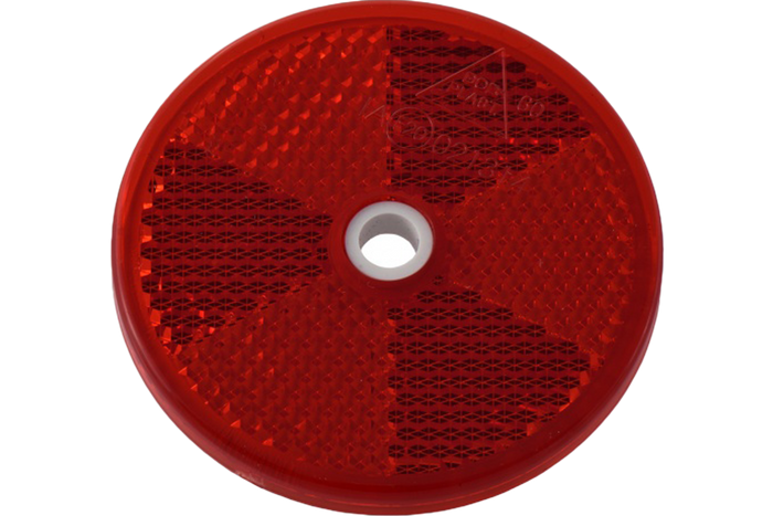 Kerek reflektor lyukkal PIROS DOBPLAST 60 mm-es reflektorlámpa