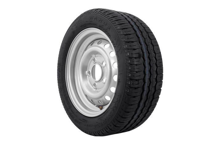 Megerősített pótkocsi felni GUMIABRONCS WANDA 195/50 R13C 104/101N FELNI PÓTKOCSIPŐ 5.5Jx13"H2 5x112 ET:30