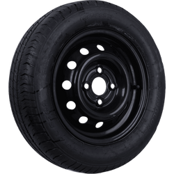 OUTLET Koło do przyczepki OPONA LINGLONG 155/70 R13 75N FELGA UNITRAILER czarna 4Jx13" 4x100 ET:30